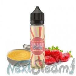 dinner lady - strawberry custard flavor 20/60ml
