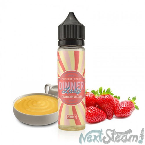 dinner lady - strawberry custard flavor 20/60ml