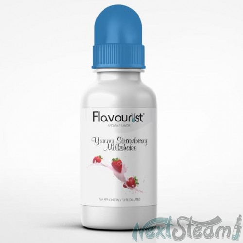 flavourist - yummy strawberry milkshake flavor 15ml