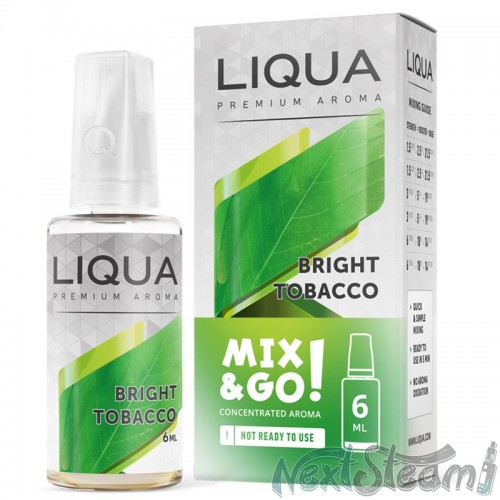 liqua - bright tobacco flavor 6/30ml