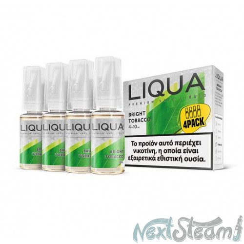 liqua - new bright tobacco 4 x 10 ml
